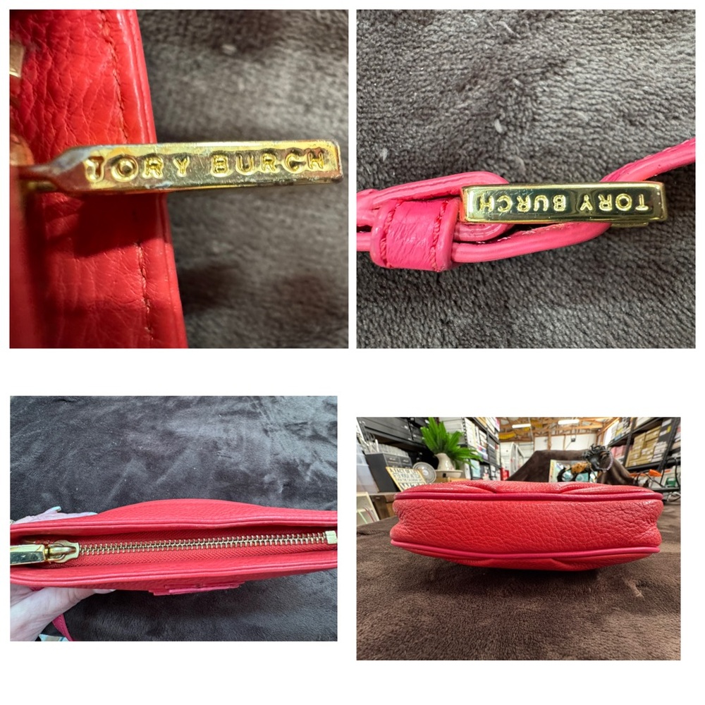 Tory Burch Vintage Vibrant Melon Crossbody Bag - Picture 5 of 7